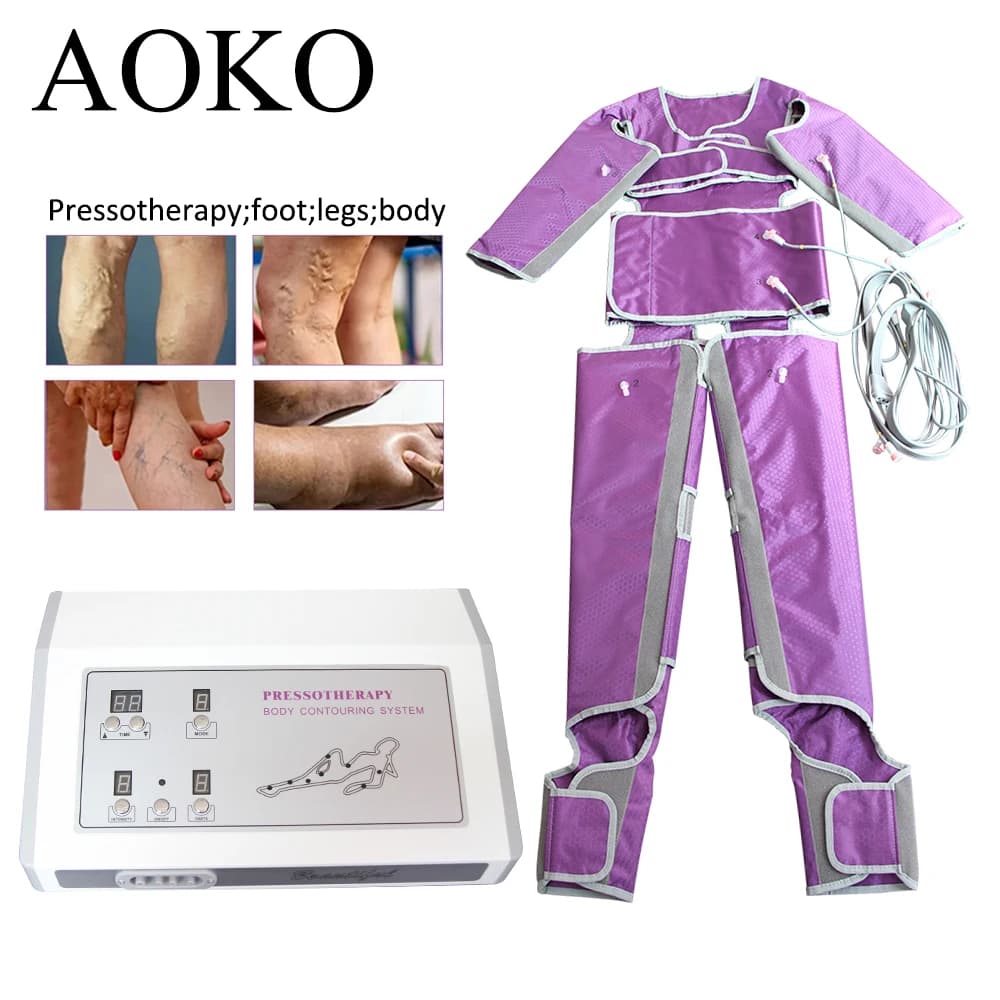 Macchina di drenaggio linfatico Perdita di peso Onda d'aria Pressione Presoterapia Sauna Vestito Muscoli Dispositivo di rilassamento Massaggio completo del corpo per SPA