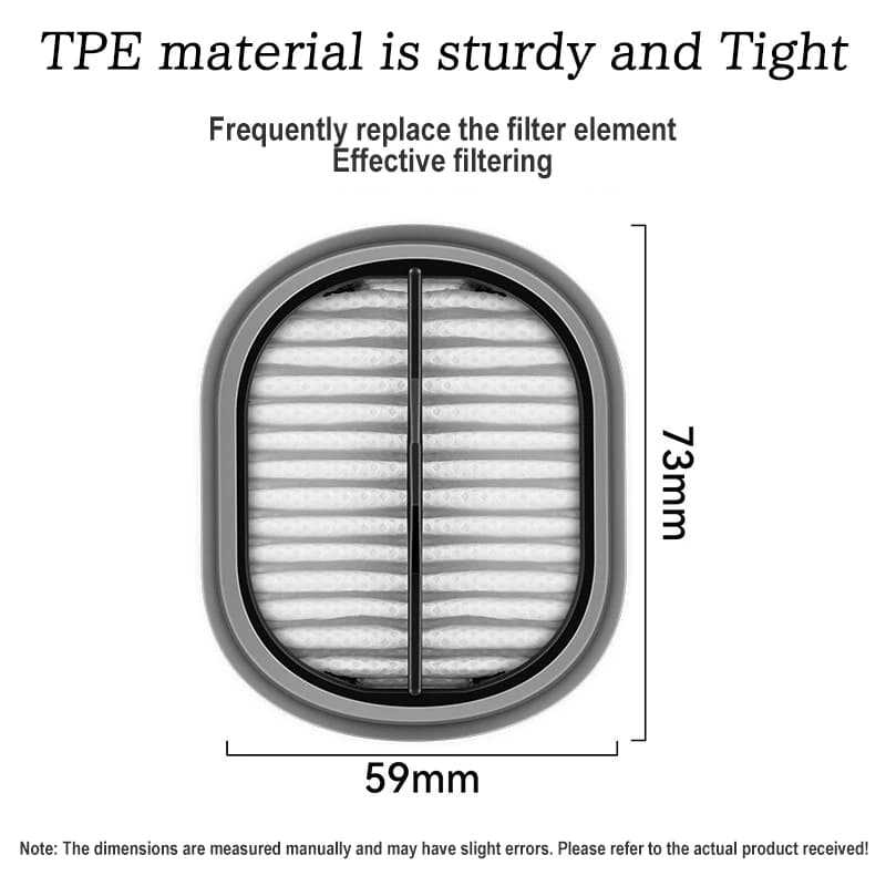 Per Tineco Floor ONE S5 Filtro combinato Aspirapolvere asciutti e bagnati Lavatrice da pavimento Parti di ricambio del filtro Hepa