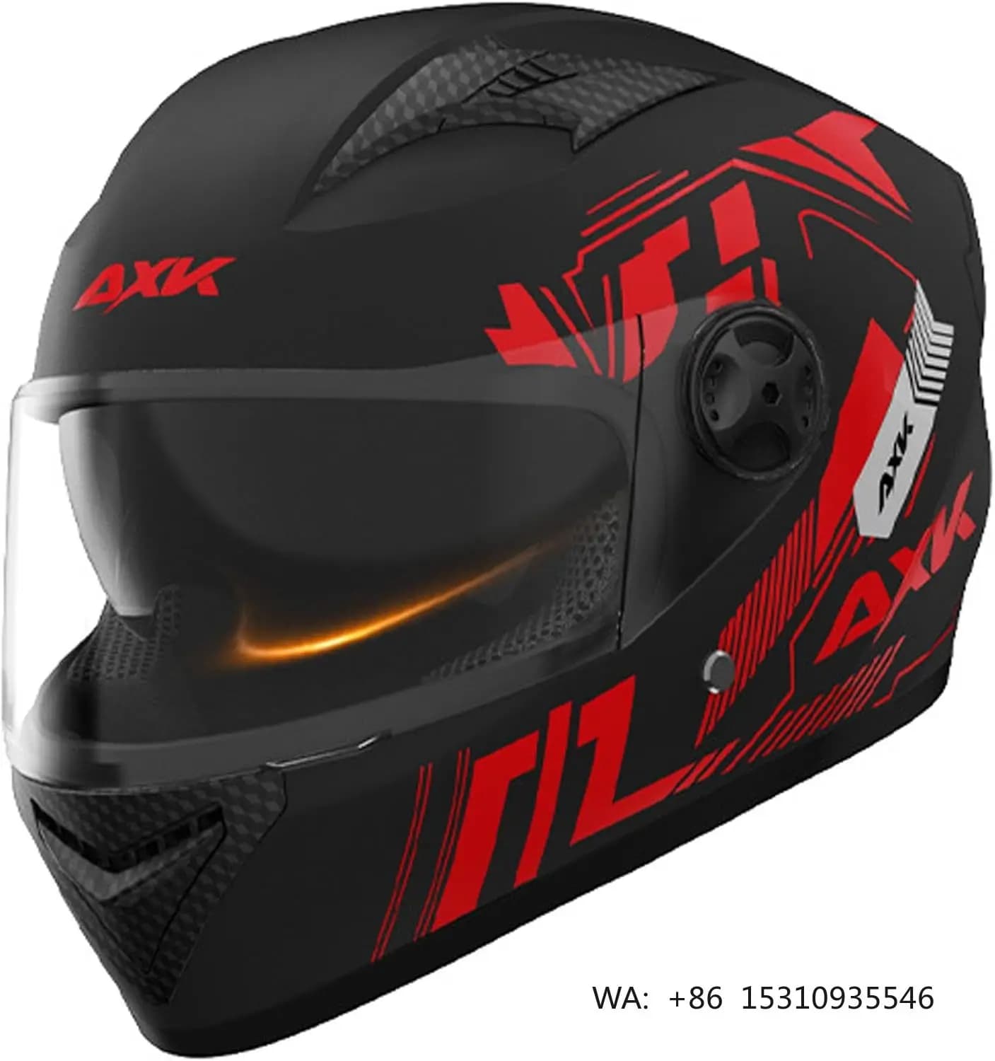 Nuovo Casco Integrale Staccabile per Moto da Strada, Protezione per Bici Elettrica, Materiale ABS, Taglia Unica