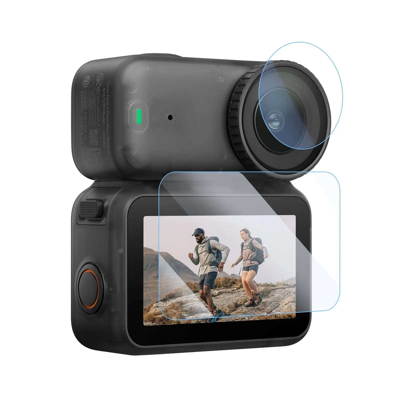 PULUZ Screen Protector For DJI Osmo Nano Ultra-Clear Tempered Glass Camera Lens Screen Protector Film Anti-Scratch Accessories