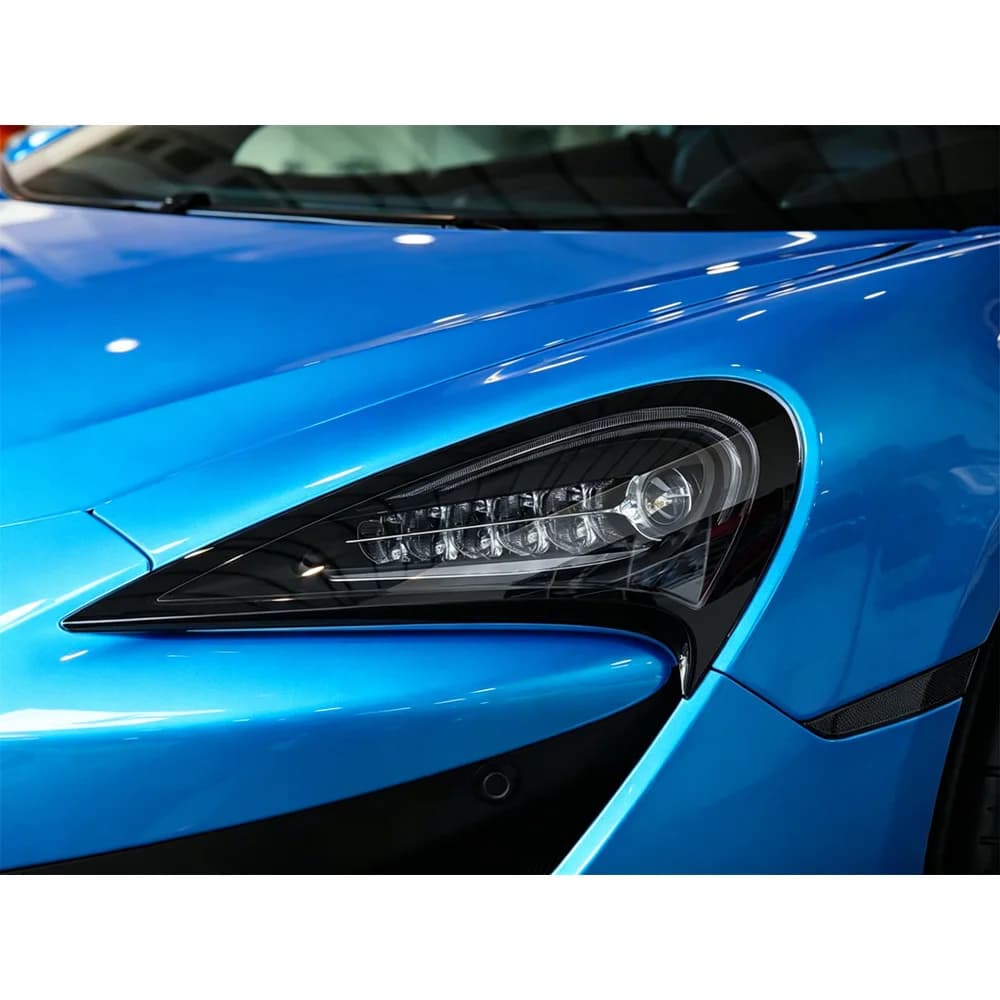 Guscio in vetro trasparente per fari anteriori McLaren 540C 570 600LT, accessori per veicoli, in materiale PC