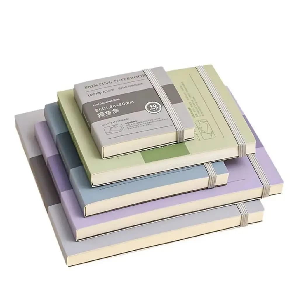 Thick Paper Tearable Drawing Notebook Classic Refillable Sketchbook Handbook Hardcover Professional Mini Drawing Book