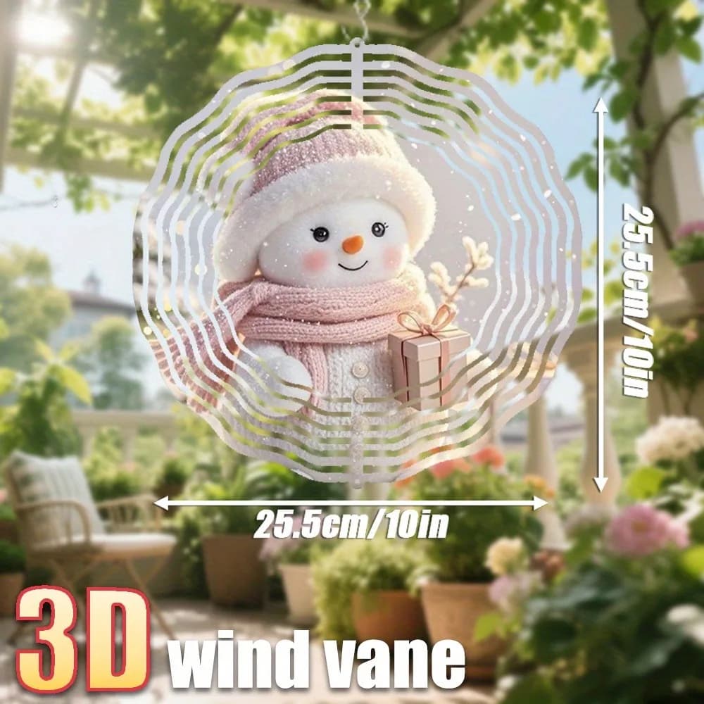 CIFBUY Wind Chimes Metal Garden Yard Decor Creative DIY Hanging Ornament With Swivel Hook Outdoor Patio Decoration For Home