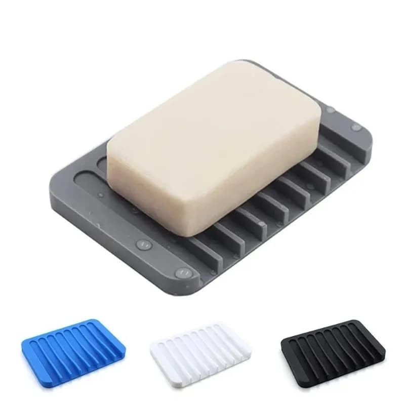 Portasapone autodrenante Portasapone in silicone Portasapone Scatola portasapone drenante Lavello da cucina Vassoio in spugna Accessori per il bagno