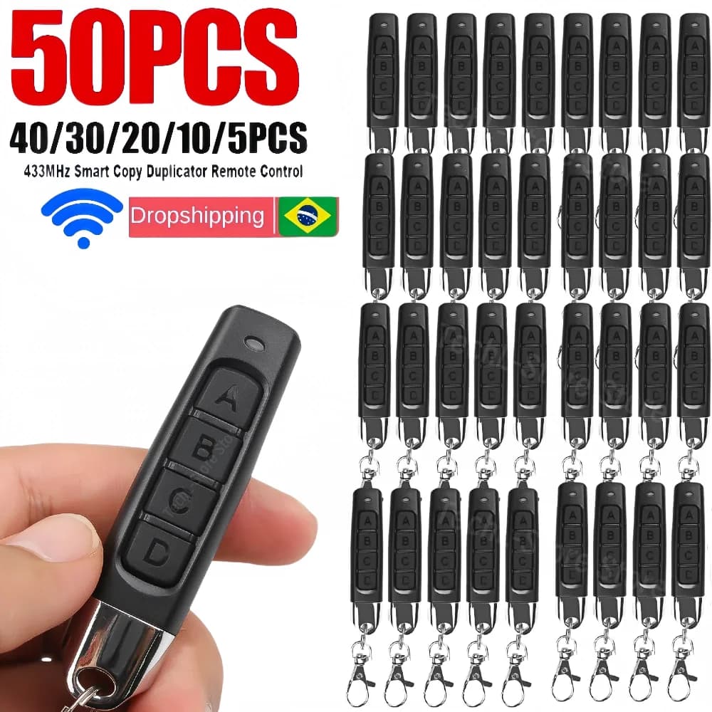 KEBIDU 433 mhz Duplicatore di telecomando Chiave a distanza universale Copia Clone Sostituzione Portachiavi per porta del garage Trasmettitore wireless RF