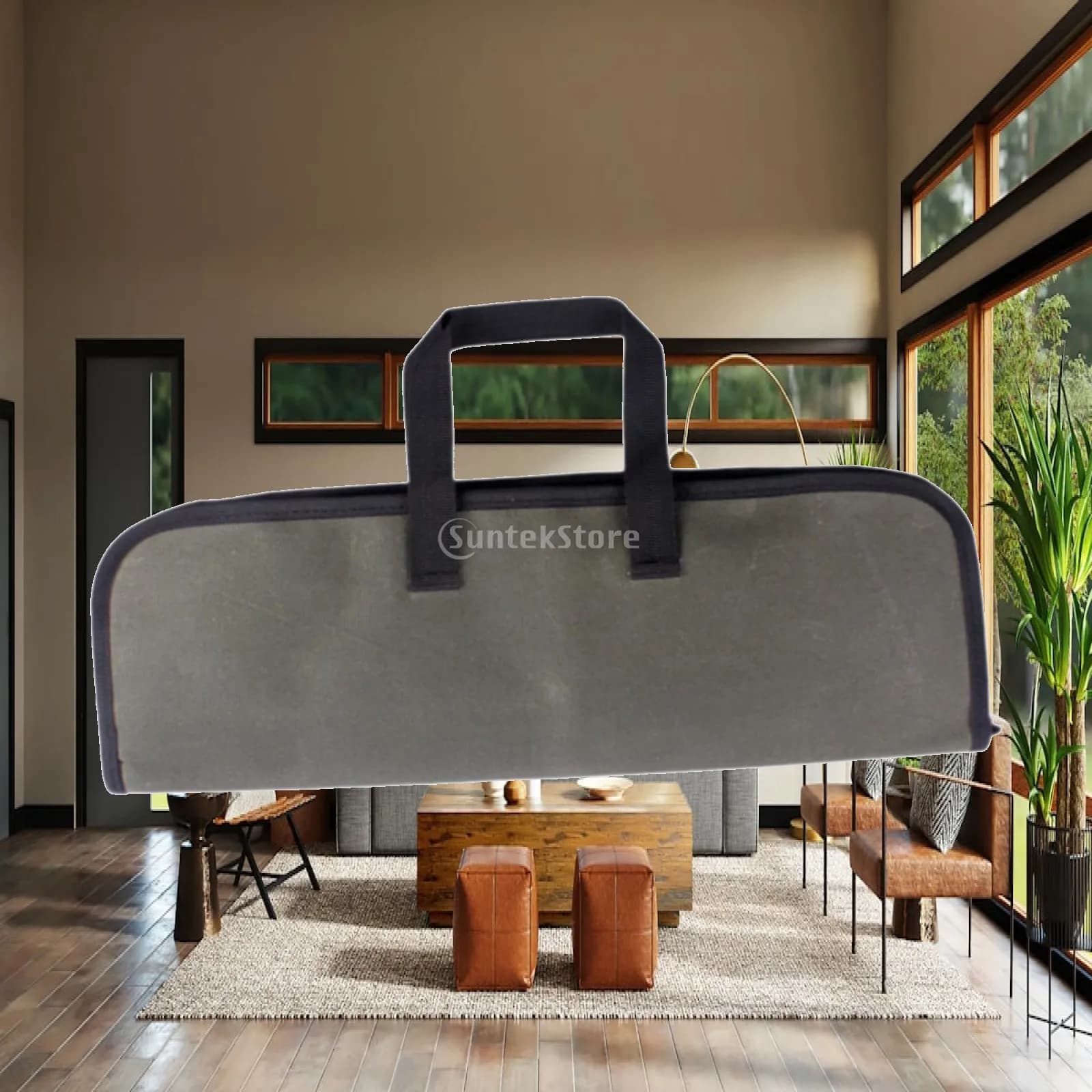 Borsa Porta Coltelli in Tela, Custodia Arrotolabile per Utensili da Campeggio, Cucina e Viaggio