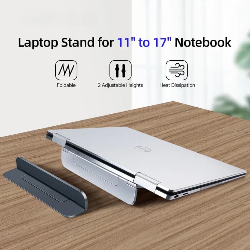 Supporto per Laptop portatile per supporto per Notebook con staffa di supporto per dissipazione del calore pieghevole regolabile da 11/13/17 pollici per Macbook