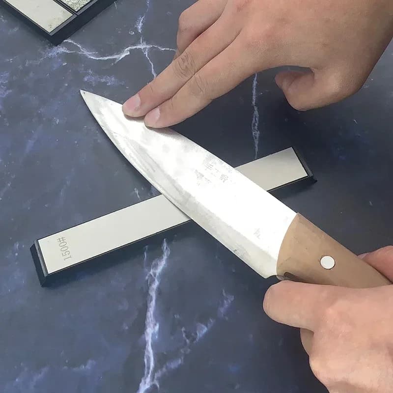 Grado professionale 150 - 3000 # Pietra diamantata Pietra per affilare Bar-Pro Affilacoltelli efficace su coltelli Forbici e rasoi Cucina domestica Essenziale