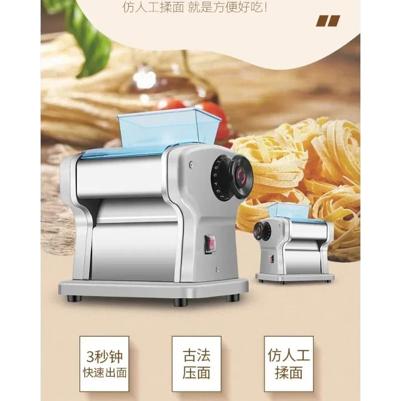 【Prodotti popolari】Macchina per pasta domestica - Pressa elettrica per noodle, multifunzionale, in acciaio inossidabile, piccola automatica, per la casa