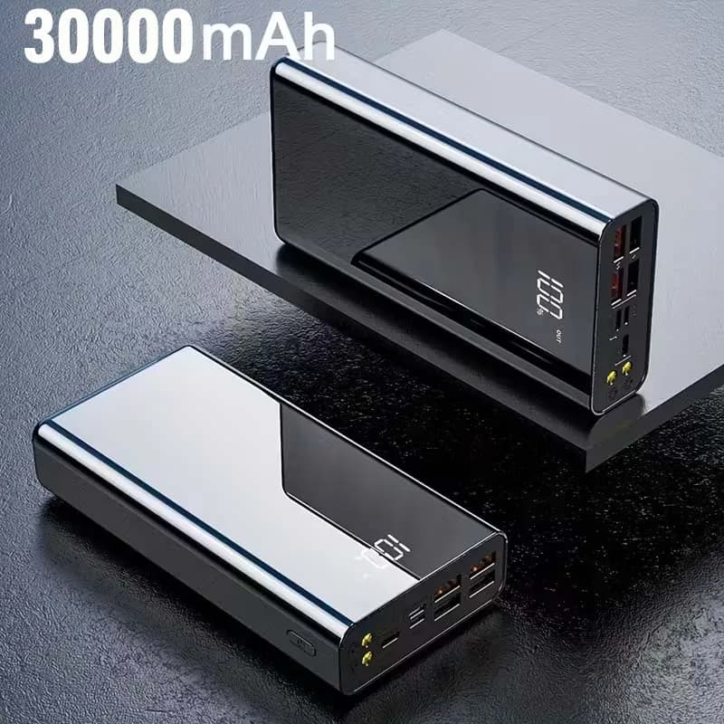 Caricabatterie Portatile 30000mAh, Power Bank con Ricarica Rapida USB-C (22.5W), Batteria Esterna per Telefono