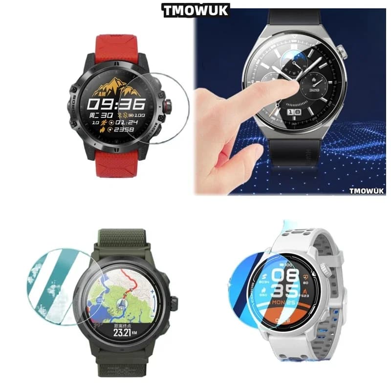 ​ ​ Pellicola Protettiva in Vetro Temperato HD Trasparente Antigraffio per Smartwatch Coros PACE 3 42MM VERTIX 2 2S APEX 2 Pro ​ ​