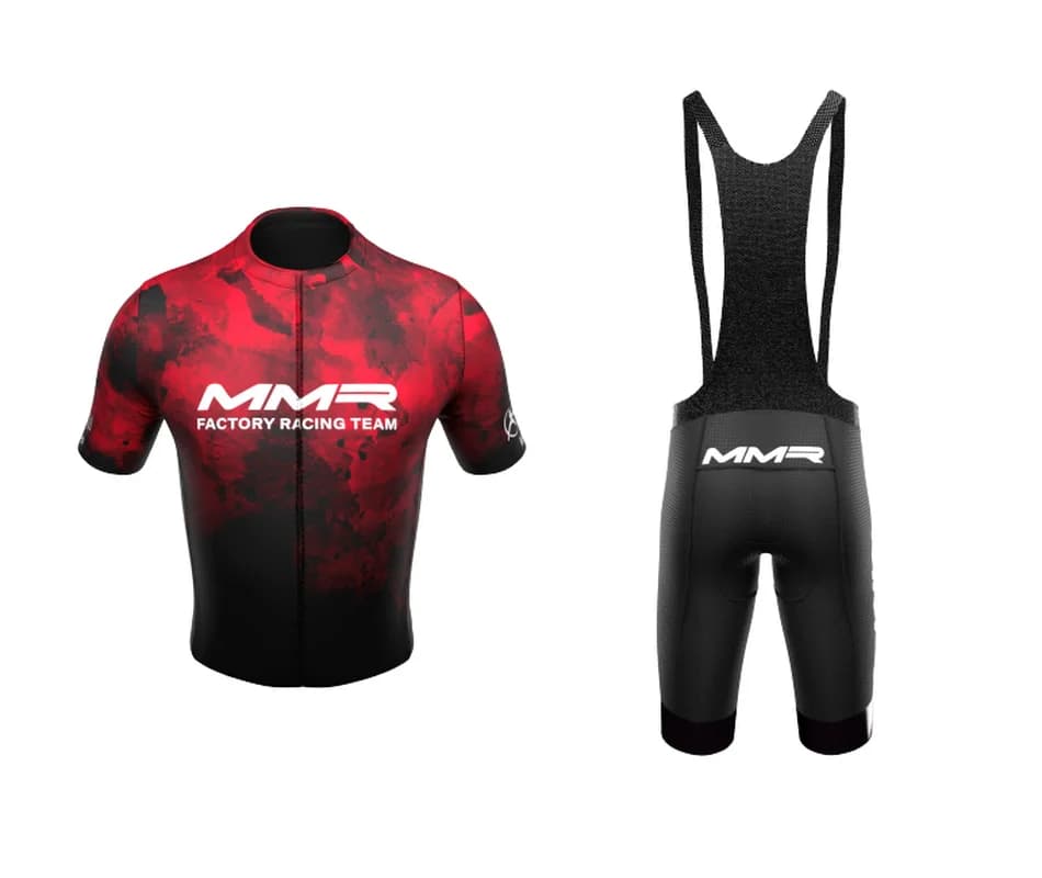 2023 MMR TEAM Men's cycling jersey Short sleeves Cycling with shorts Ropa Cycling