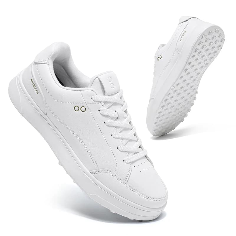 Golf Shoes Men Big Size To 47# Rotating buckle Professional Non Slip Spikeless Outdoor Beginner Training Golf Sneakers Unisex