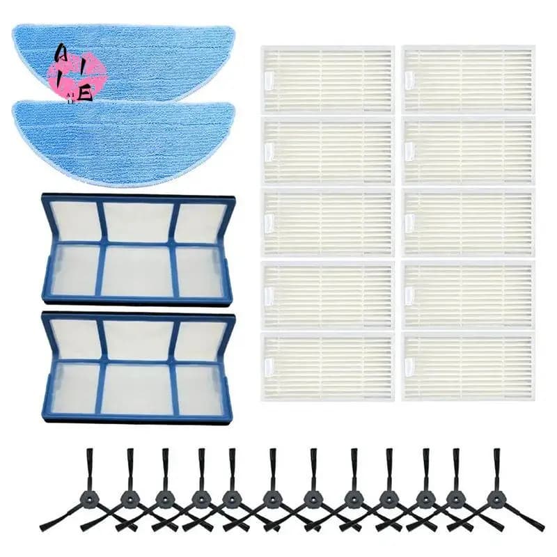 A11E-Dust Filter Side Brush Efficient Hepa Filter For Ilife V5pro V50 V55 X5 V5S Pro V5 V5S V3 V3S Robot Vacuum Cleaner Parts