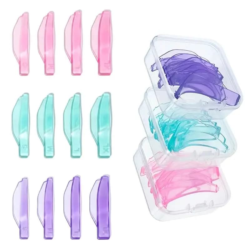 New 4 Pairs Self-adhesive Eyelashes Pads Soft Silicone Lash Lift Perm Rods Shield Eyelash Extension Lifting Curler Makeup Tools