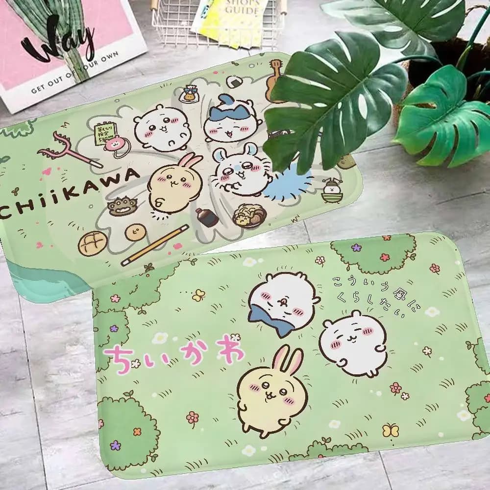 Cartoon C-Chiikawas, Washable and Anti-slip, for Living Room, Chairs, Kitchen and Bedroom