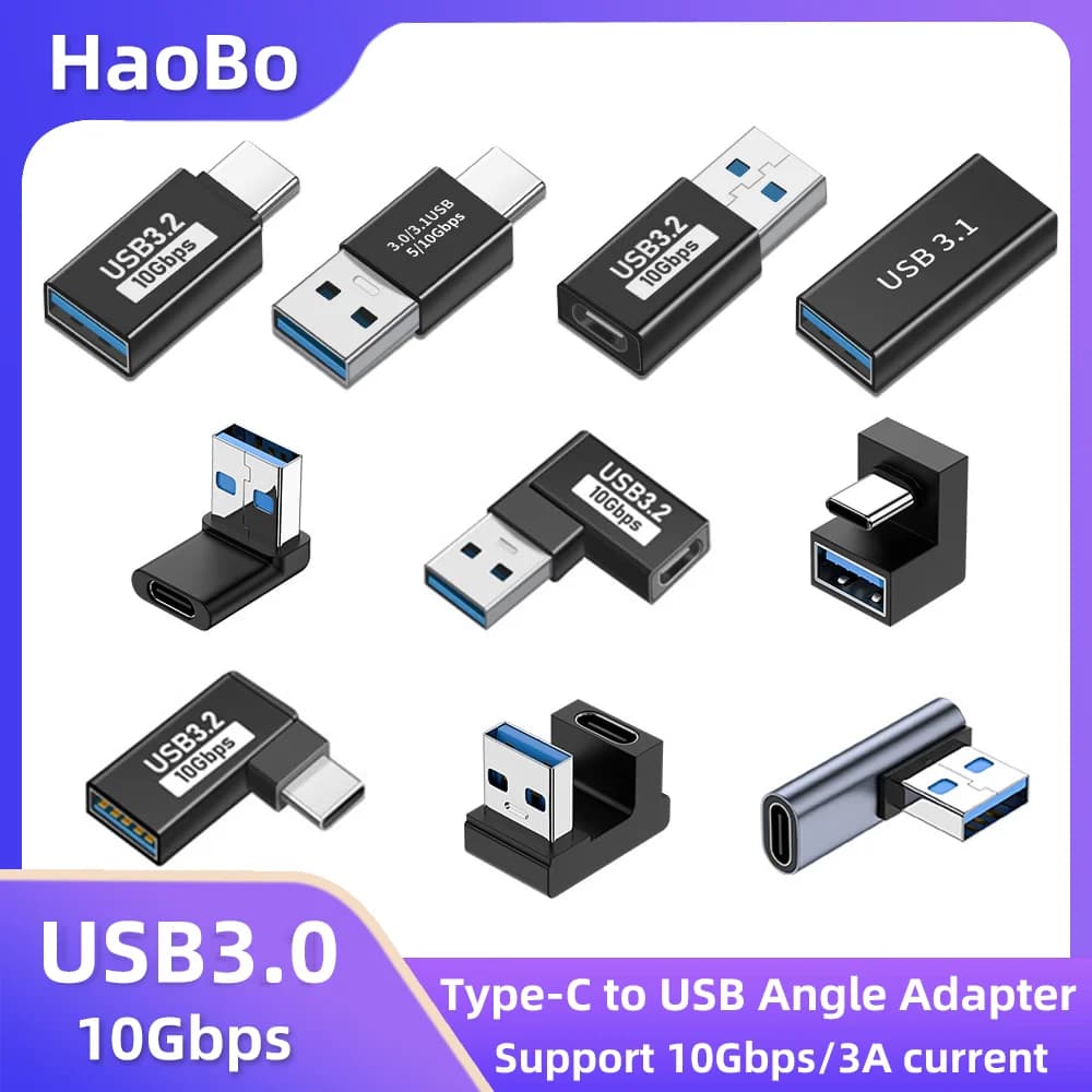 Adattatore universale USB 3.0 OTG tipo C Convertitore USB C maschio a USB-A maschio femmina per MacBook Huawei Samsung Xiaomi Ipad Connettore