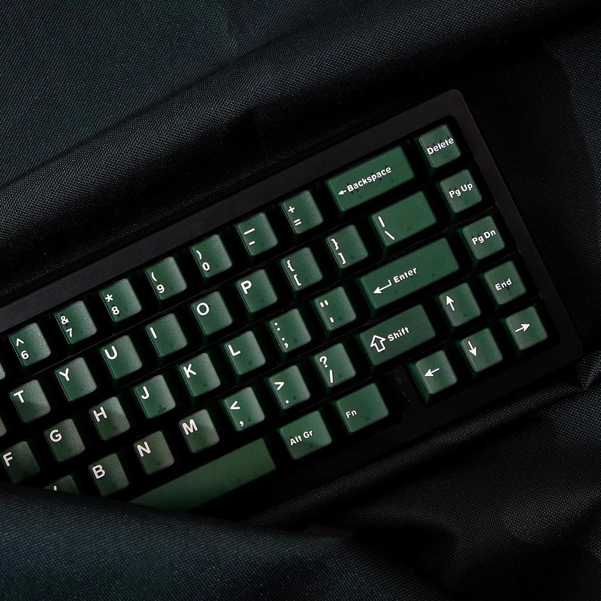 114 tasti Double Shot Copritasti verde smeraldo Profilo Cherry ABS Layout ANSI per interruttori Outemu Mx Tastiera meccanica
