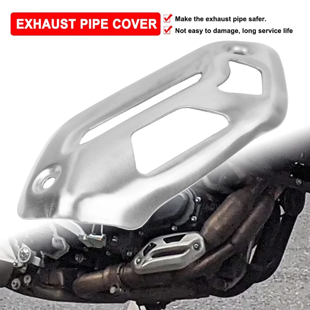 Copertura di protezione del tubo di scarico anteriore del motociclo per Benelli TRK502 TRK502X TRK 502 Sezione di coda Cilindro Marmitta Decorazione Shell