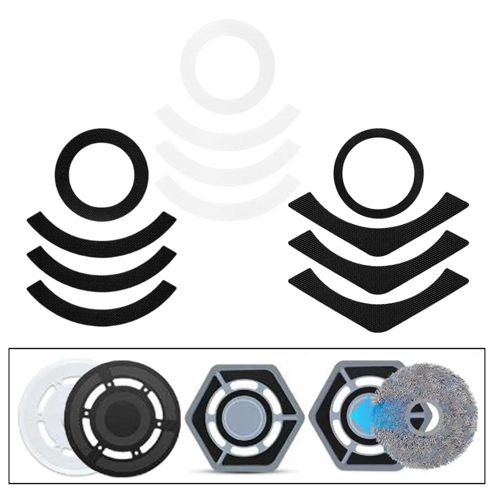 Stickers for Mop Bracket Stick Firmly Portable for x1/x2/T10/T20 Sturdy Vacuum Cleaner Parts Self-syicky Spare Parts Mop Bracket