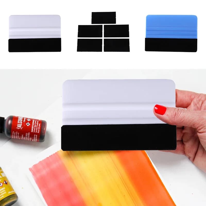 10*7 cm di larghezza frullatore e raschietto strumento artigianale feltrini autoadesivi per miscelare strisce colorate arcobaleno multiuso 2025 CALDO
