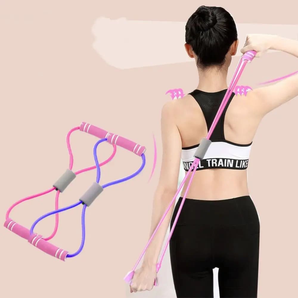 Elastic Band for Yoga, Resistance Band for Thoracic Expansion, Muscle Stretching, Fitness, Crossfit, Unique Color