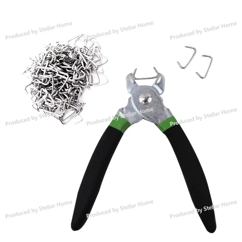 Kit di pinze per anelli di maiale con set di strumenti per anelli per tappezzeria coprisedile durevole