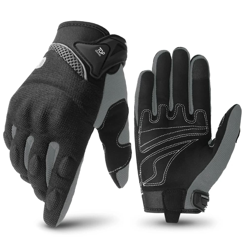 Guanti da Moto Touch Screen guanti da Moto Full Finger guanti da Moto traspiranti estivi guanti protettivi da Moto 6 colori