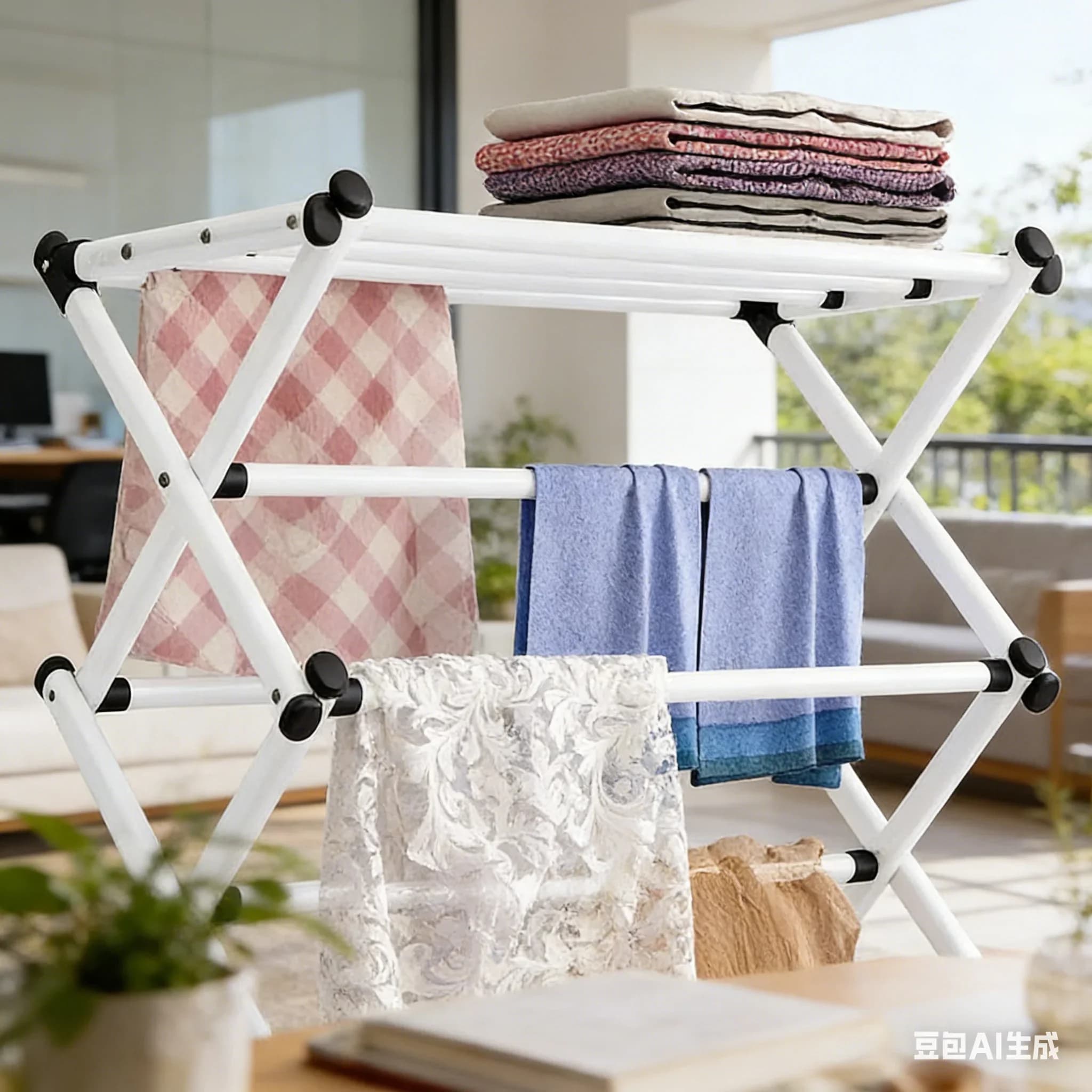 AOLIVIYA Modern Light Sornuo Floor Standing Coat Rack With Simple Bedroom Clothes Rack Household Drying Hanger Towel For Home Mo
