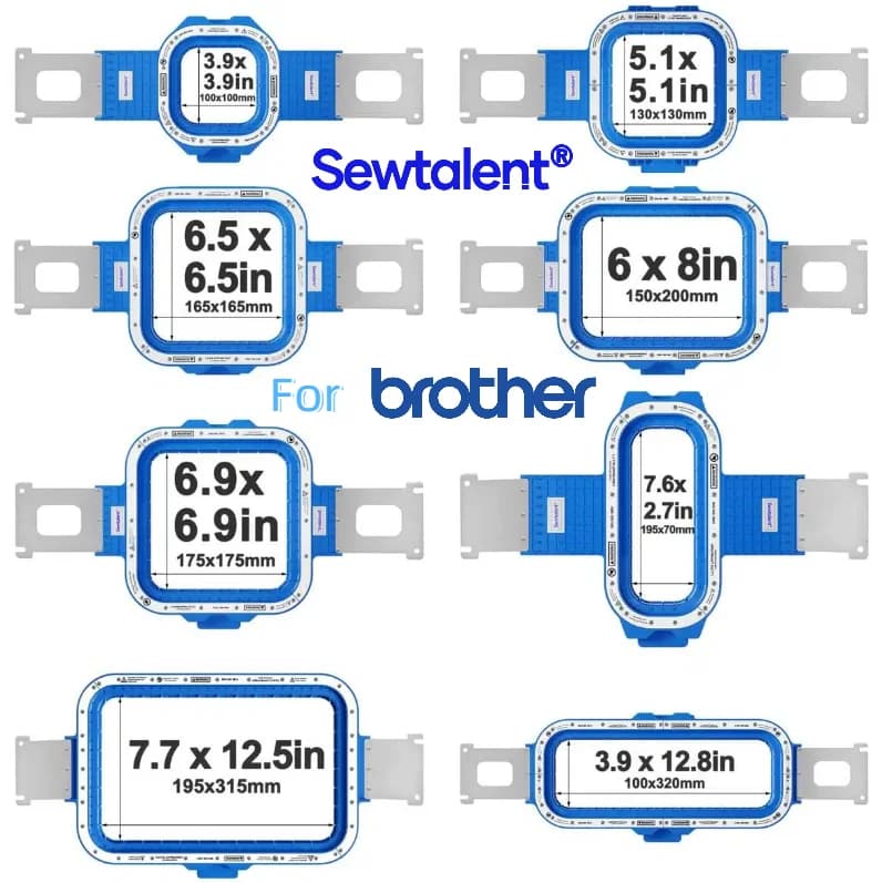 Brother Magnetic Hoops For Brother PR680W PRS100 PR1X PR650 PR655 PR1000E PR1050X 1055X Hoop Magnetic Embroidery Hoop