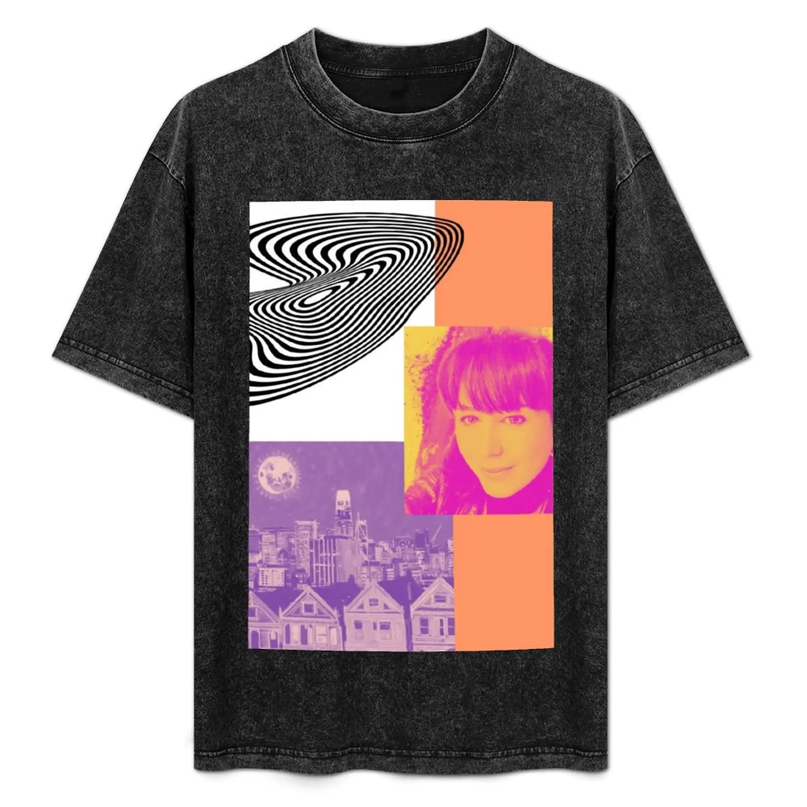 T-shirt Heidi Noriko Portrait in San Francisco T-shirt sportiva traspirante da uomo