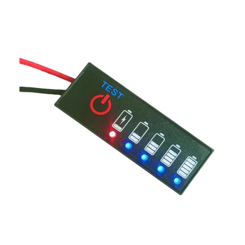 1 pz 3.7 V-72 V batteria al litio bordo luminoso di rilevamento dell'alimentazione 12 V batteria al piombo litio ferro fosfato display di potenza