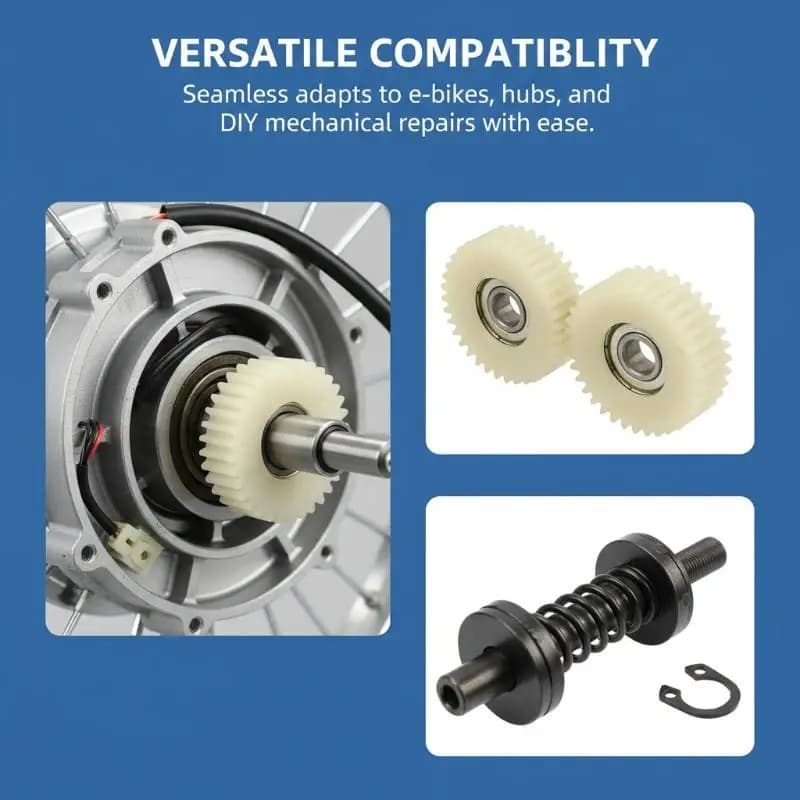 New 1/3 Sets 38x8x12mm Nylon Bearing 36 Teeths Bicycle Wheel Hub Motor Planetary Gears Electric Bike Accessories For BafangAcc