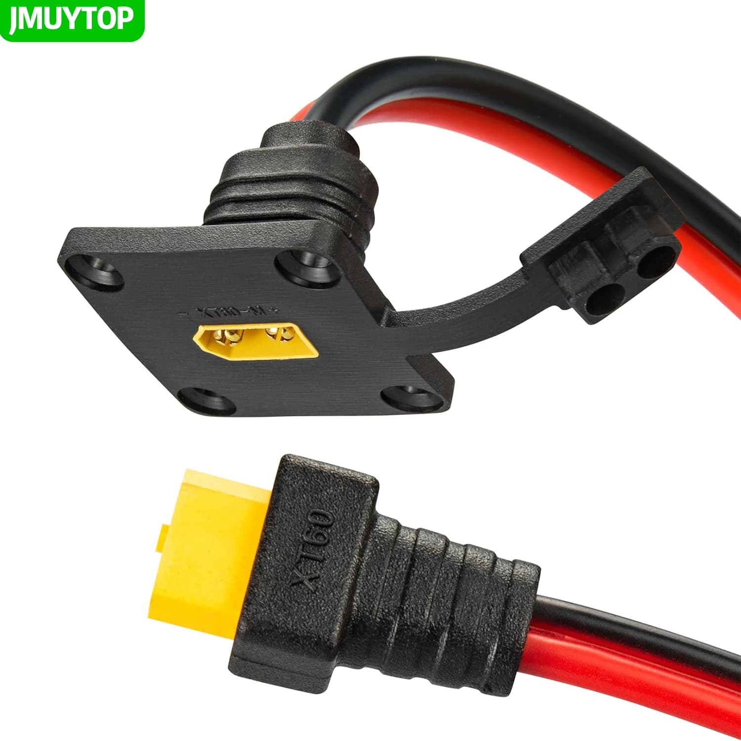 Cavo JMUYTOP 3FT 12AWG XT60 da pannello a pannello XT90 Maschio-Femmina, Cavo Adattatore Heavy Duty per Generatore Solare/Batteria LiPo/Drone FPV