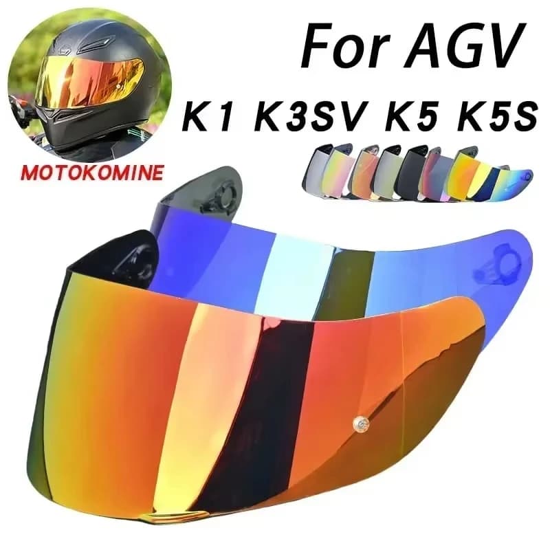 Per AGV K5 K5S K3SV K1 K1S Compact ST ILM Caschi da moto Visiere 902 902L 902BT Occhiali protettivi Moto Casque Rosa blu