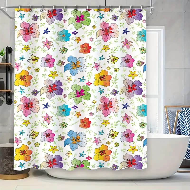 Nuovo arrivo affascinante cane marrone stampa tenda da doccia impermeabile arredamento bagno