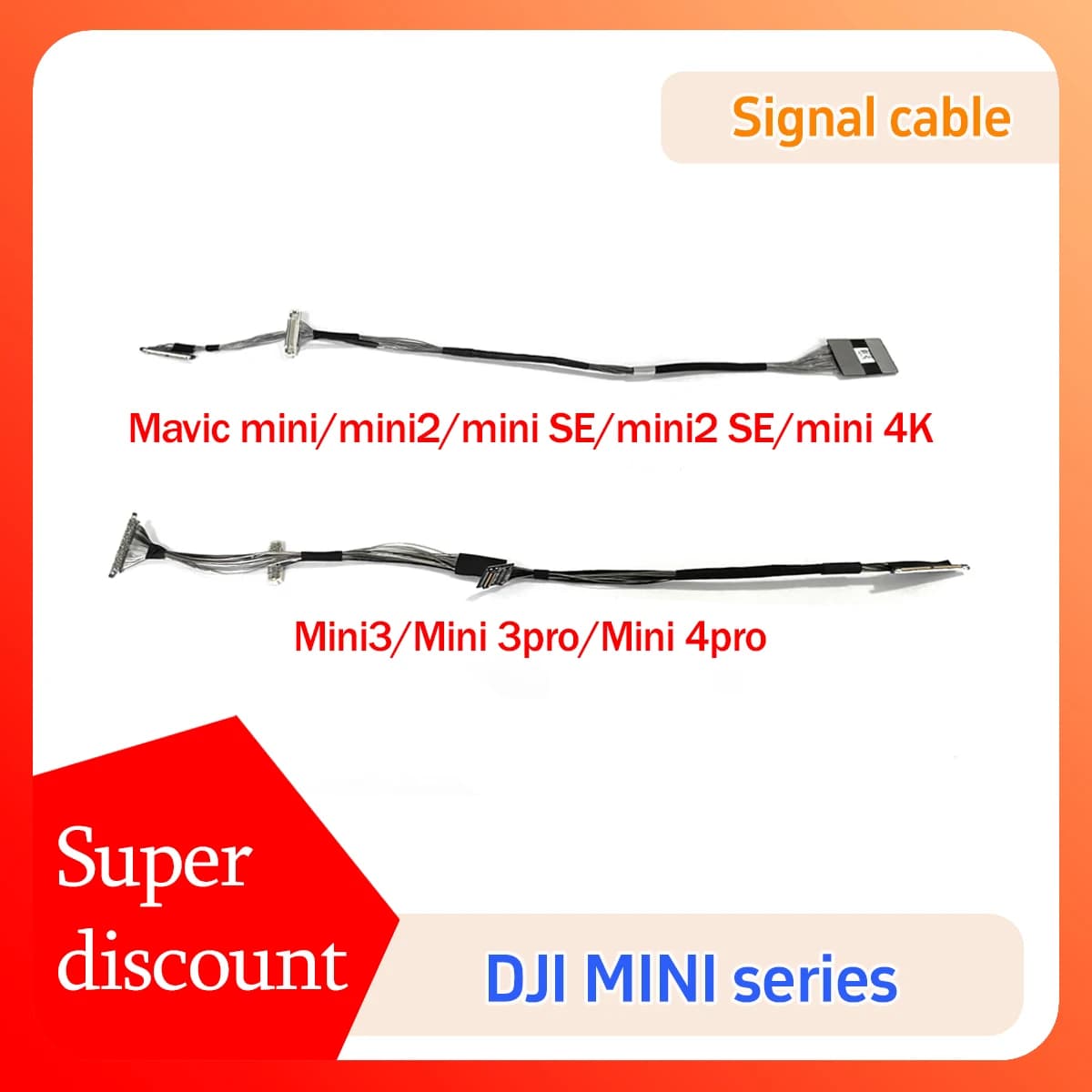 Per DJI Mavic mini/MINI2SE/mini4k/mini 3pro/MINI4PRO cavo di segnale PTZ, cavo flessibile, trasmissione dati obiettivo per drone