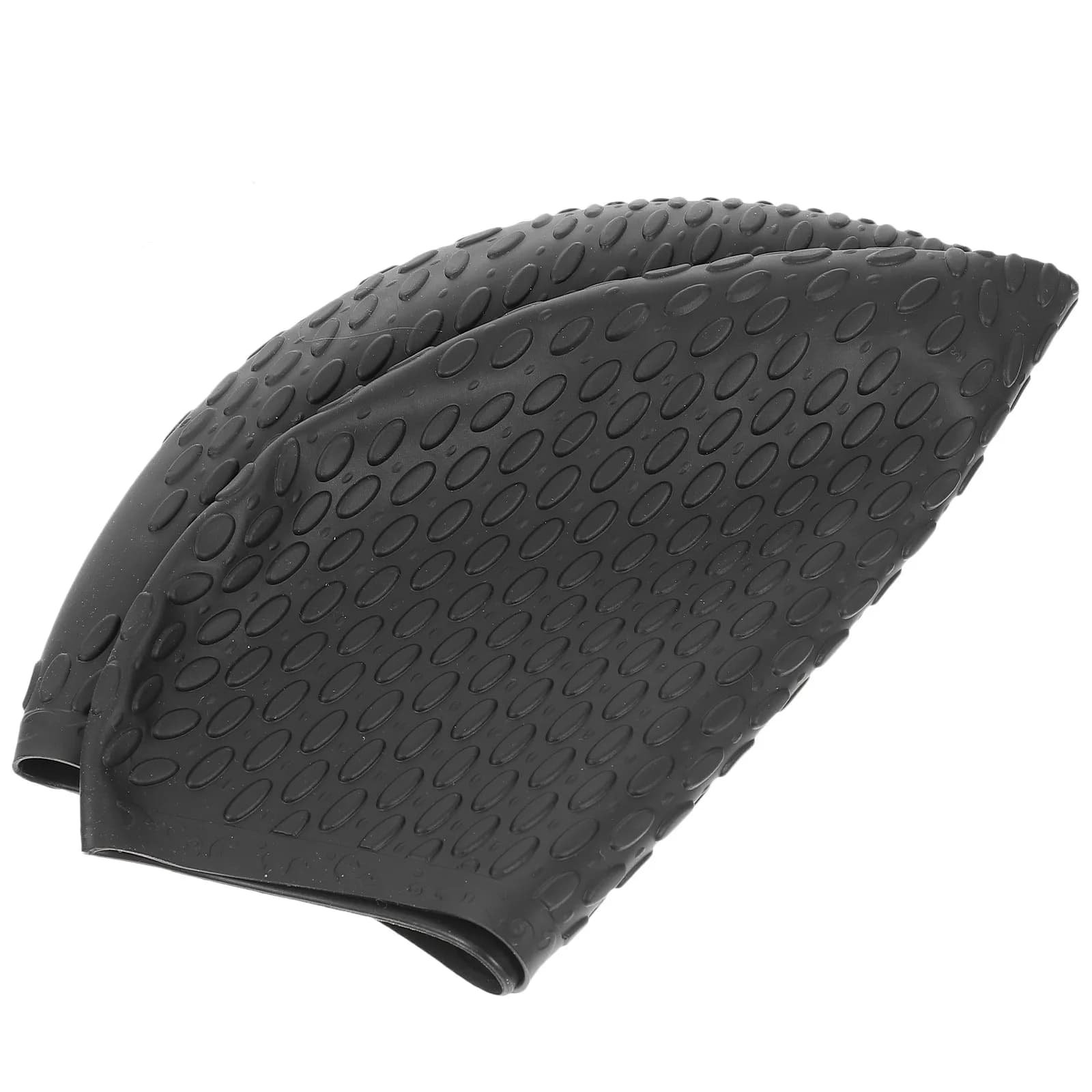 Unisex silicone waterproof swim cap, elegant, water drop shape, elastic, comfortable and reusable for swimming