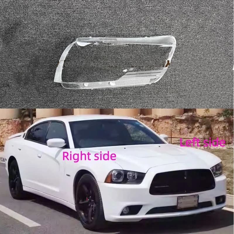 Per Dodge Charger 2011 2012 2013 2014: Guscio Faro Anteriore, Copertura Fanale, Sostituzione Paralume, Lente Vetro Faro