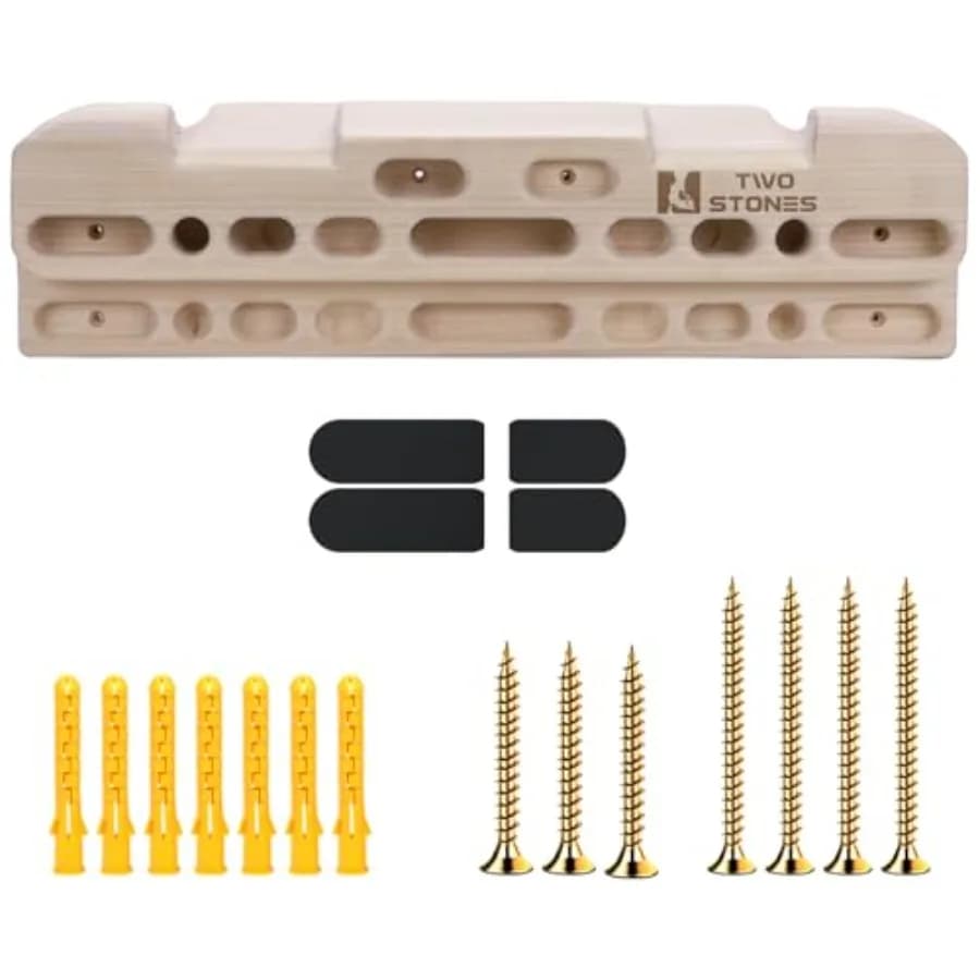 Tavola da arrampicata in legno per allenamento, barra per trazioni, fingerboard per arrampicata, tavola da allenamento per il potenziamento muscolare