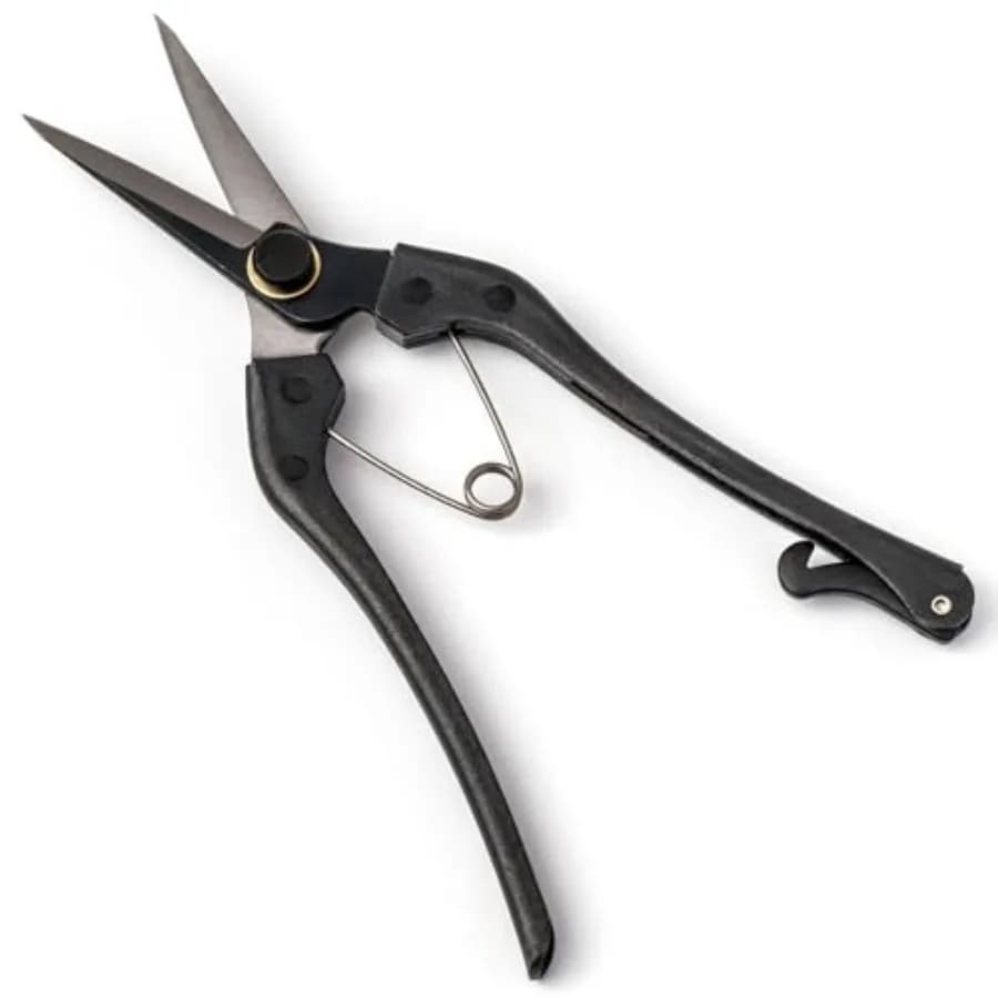 Japanese-Made Double-Edge Bonsai Pruning Shears Precision Bud Scissors for Clean Smooth Cuts on Soft Stems Hand Pruner for Flow