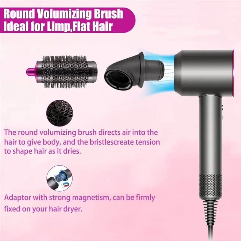 40MM long hair curling for Dyson SHS01 HS05 with cylinder comb adaptor that converts iron hair dryer B