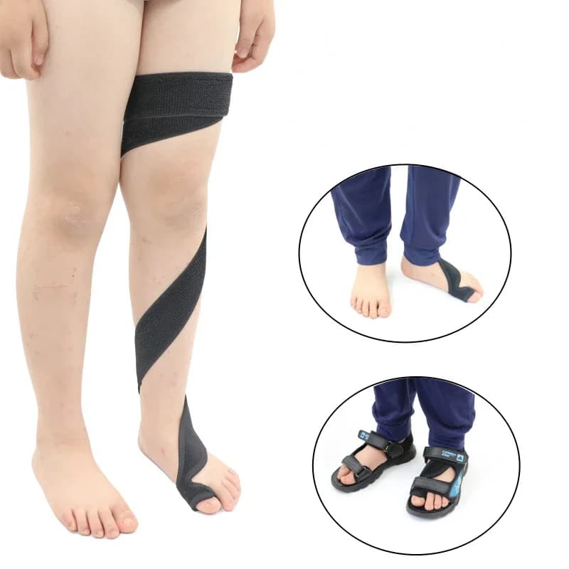 Correzione dei otto caratteri per bambini Leggings raddrizzanti Correttore di rotazione interna del ginocchio Correttore di guadagno da passeggio per allenamento