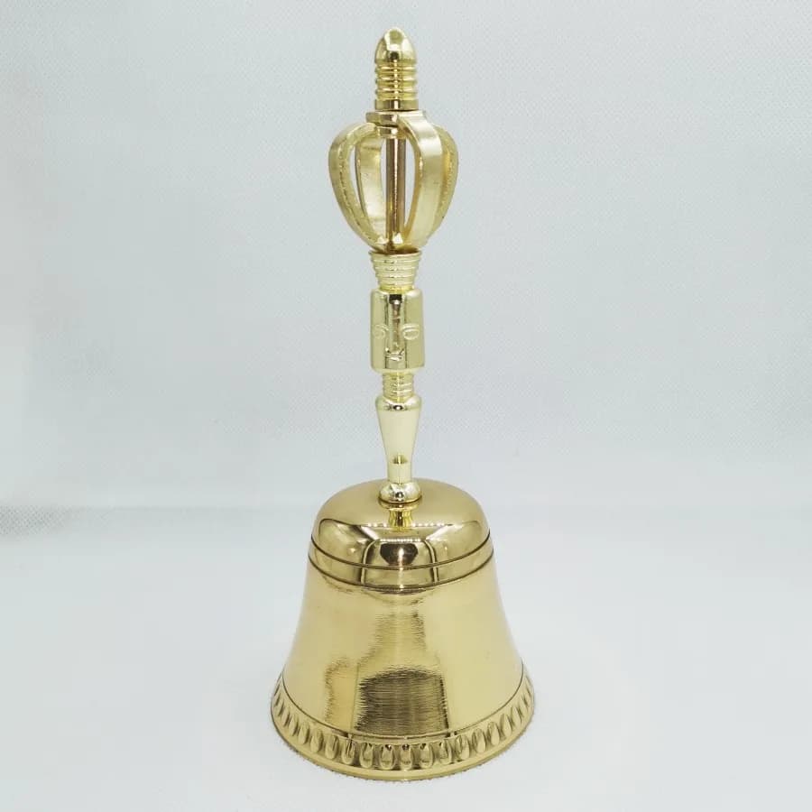 Tibetan Buddhist Meditation Bell Shiplies Extra Loud Multi-Purpose Hand Call Bell