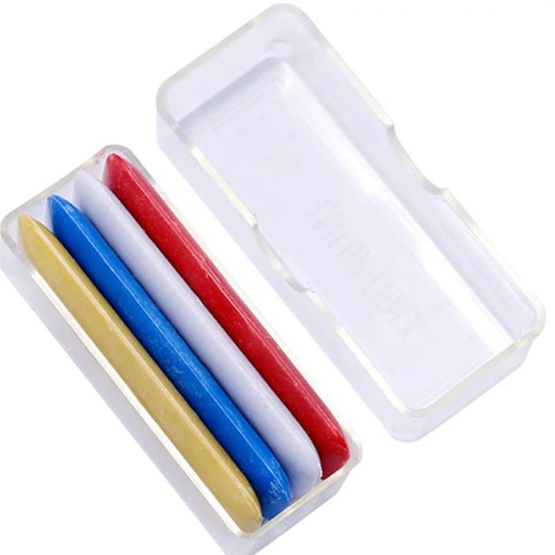 4 PCS/Box Fabric Tailors Chalk Erasable Fabric Marker Patchwork Clothing Pattern DIY Sewing Tool Box Set Needlework Accessories