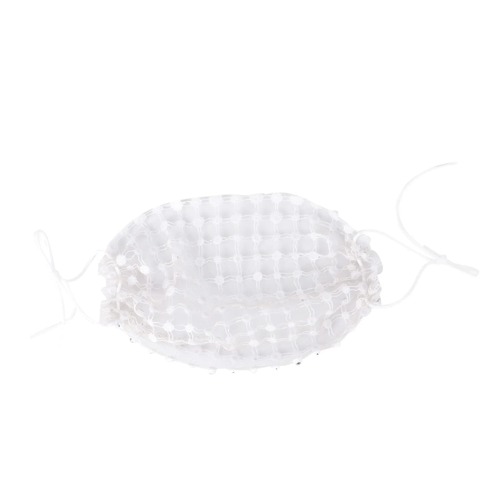 1Pcs Rhinestone Face Mask Decorative Net Yarn Festival Facial Mask Prop Party Accessory Decorative Veil Face Cover
