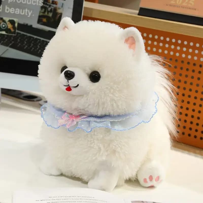 25/35 centimetri Simulazione Carino Pomerania Bambola Farcito Peluche Bambola Fatta A Mano Del Fumetto Anime Carino Cuscino Regalo Di Compleanno Per Bambini bambola