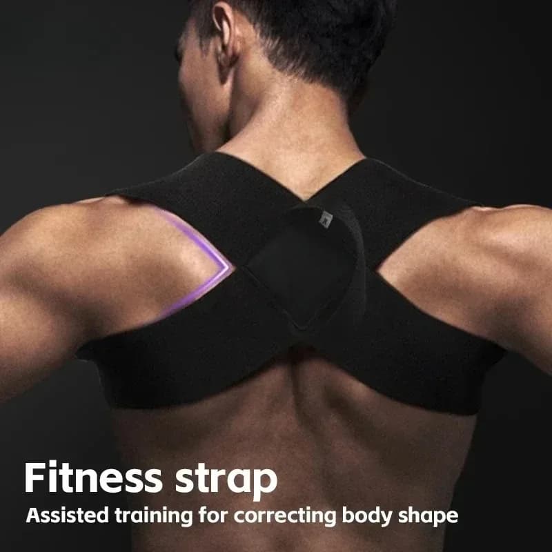 Adjustable Back Brace - Posture Corrector for Men & Women,Anti-Hunchback Support Belt for Sitting&Standing,Orthopedic Upper Back