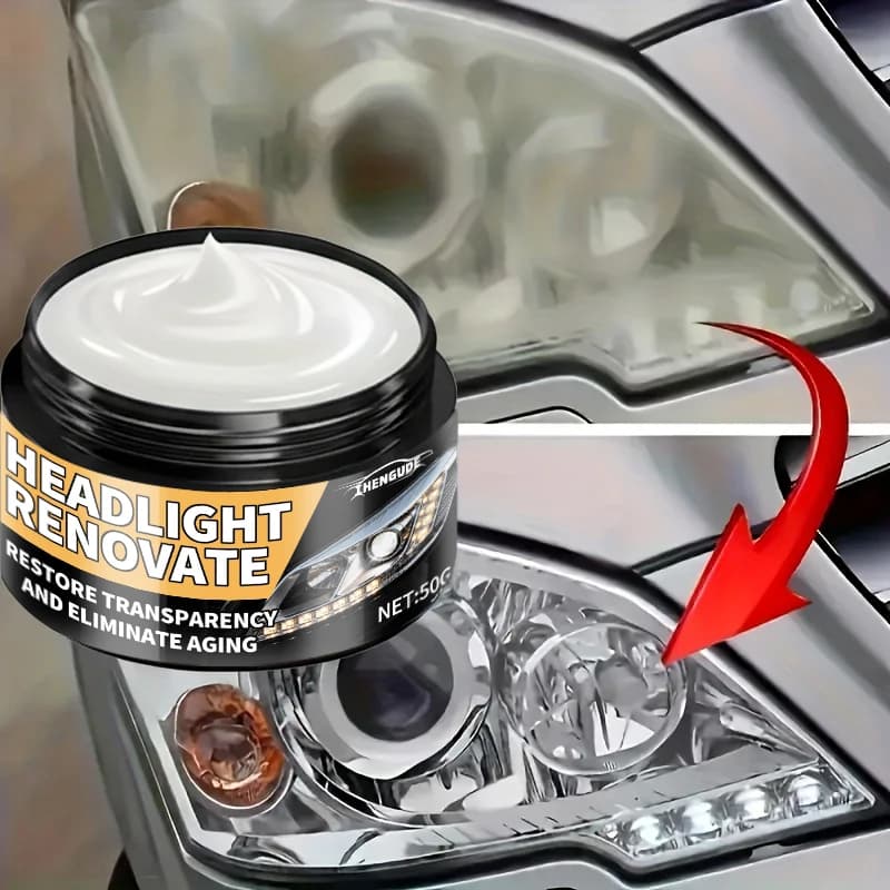 Fari Auto Repair and Polishing Kit, Graffi Removal Paste and Fari Cleansing, Cleansing Liquid for Oxidation Removal