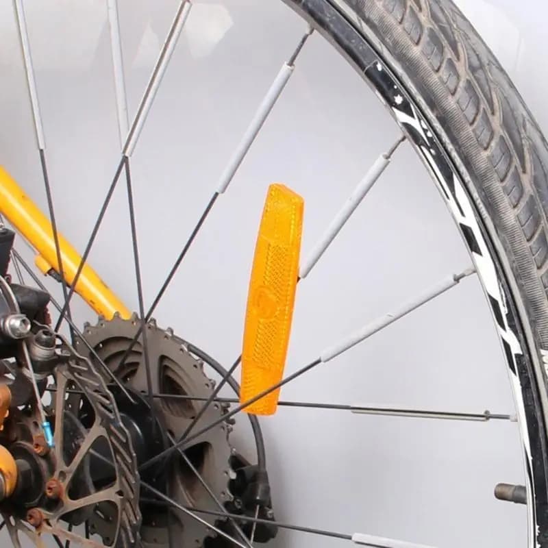 652F 8 pezzi in sella alla bici riflettore avvertimento per bicicletta cerchioni per bici riflettenti MTB Road Spoke Light